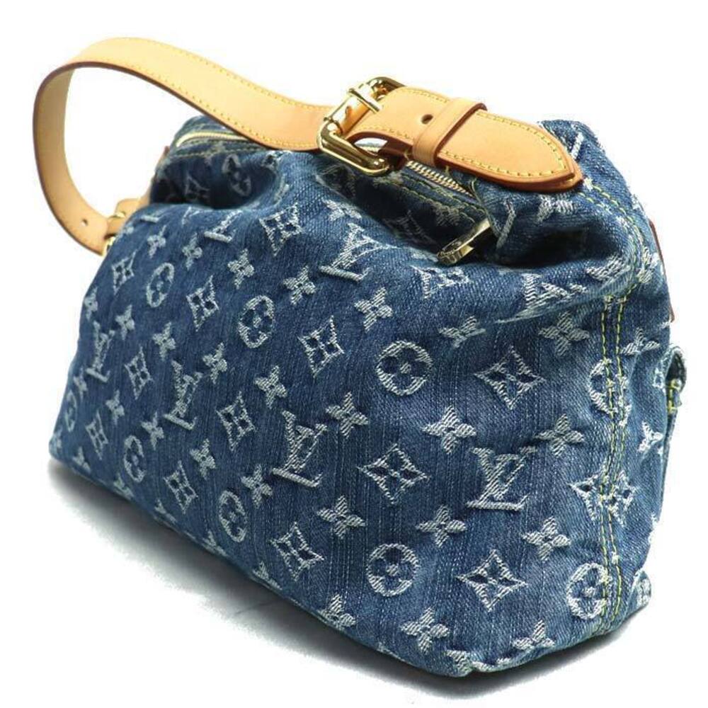 Louis Vuitton Denim Shoulder Monogram Bag Baggy